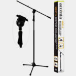 Accenta-MBST-3-Telescopic-Boom-Microphone-Stand-All-Metal-Base-Quick-Reset-Grip-Metal-Base