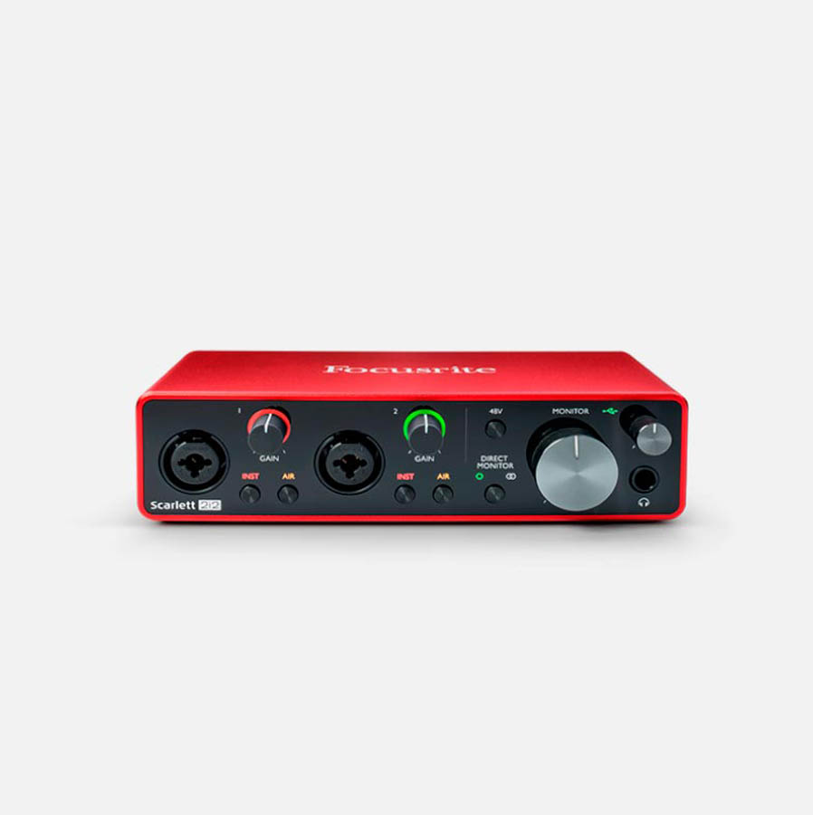 thumbnail image 2 of Hard EVA Travel Case For Focusrite Scarlett 2i2 (3rd Gen) – Protective Carrying Case For Audio Interface – Orange Interior 2 of 10