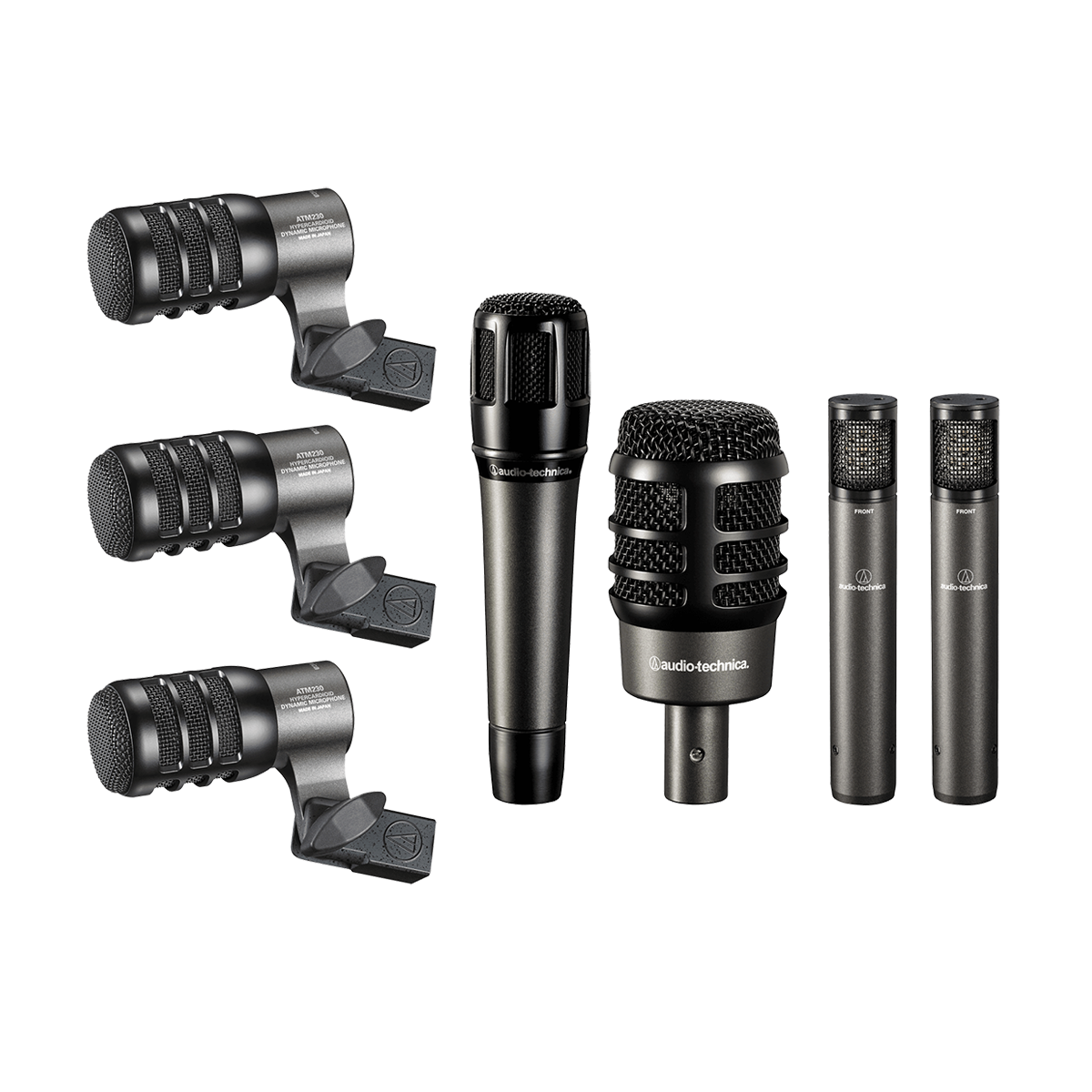 Audio-Technica ATM-DRUM7 Kit de Micrófonos para Batería Audio-Technica ATM-DRUM7 Kit de Micrófonos para Batería