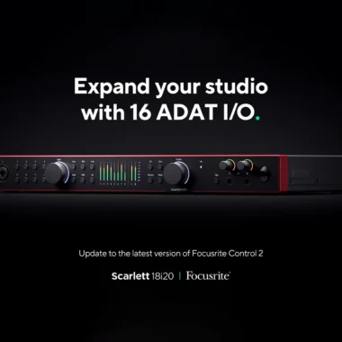Focusrite lanza la Scarlett 2i2 Edición 40 Aniversario