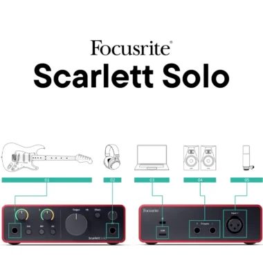 Usando tu Scarlett Solo 5 Usando tu Scarlett 2i2