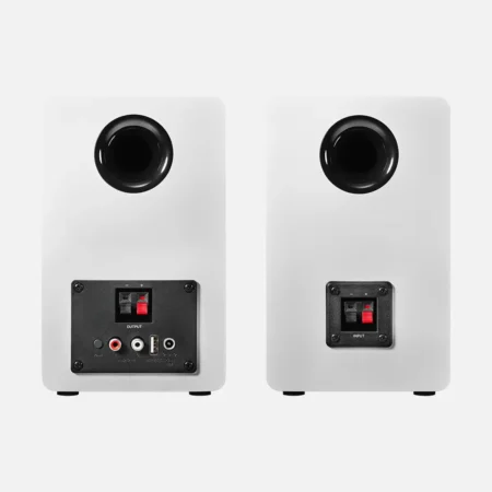 Audio-Technica AT-SP3X - Par de parlantes de 3" con Bluetooth (Blanco)