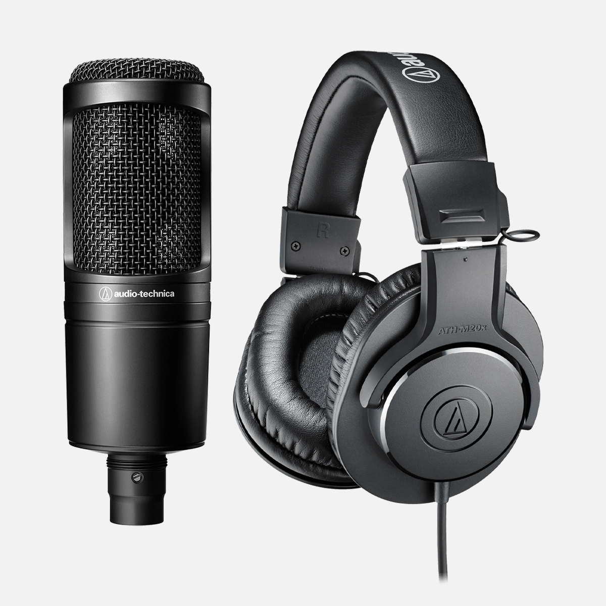 Combo 2 Audio-Technica AT2020 + Audio-Technica ATH-M20x Combo 2 Audio-Technica AT2020 + Audio-Technica ATH-M20x