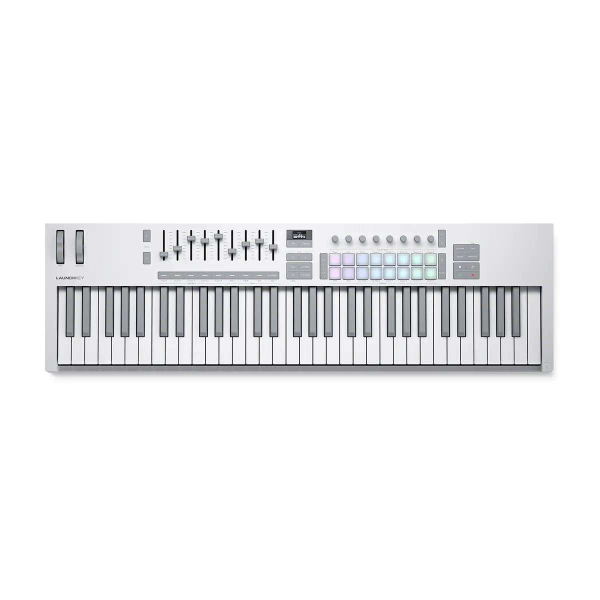 Novation Launchkey 61 White Controlador MIDI 61 Teclas Novation Launchkey 61 White Controlador MIDI 61 Teclas
