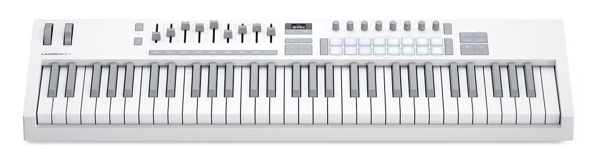 Novation Launchkey 61 White Controlador MIDI 61 Teclas 2 novation launchkey 61 white 09