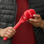 RØDE Interview GO Rojo Adaptador de mano para Wireless GO, PRO y ME
