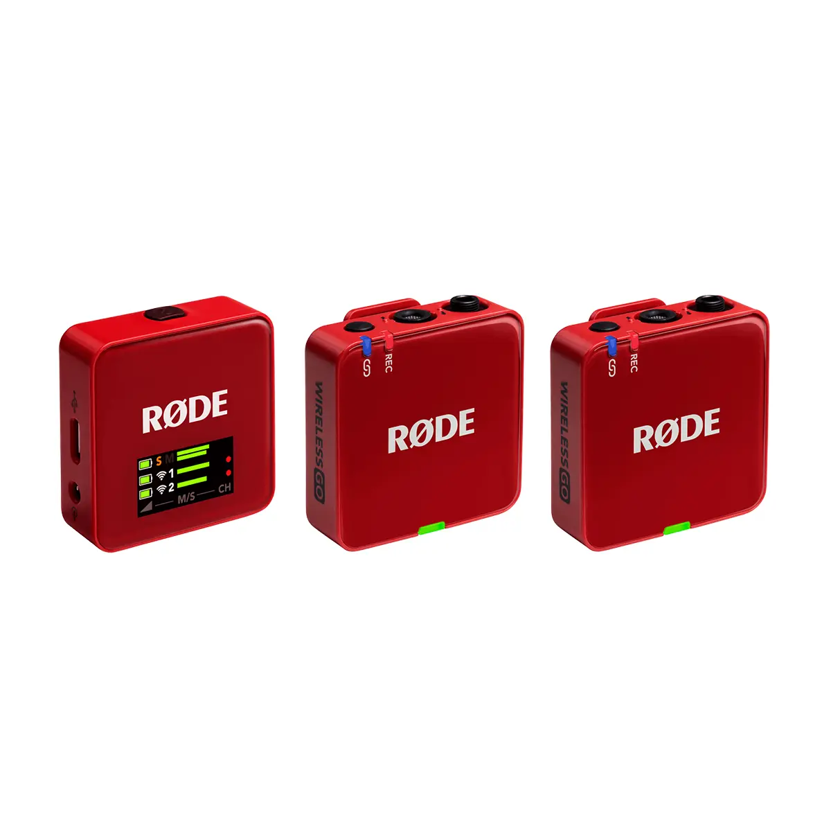 RØDE Wireless GO (Gen 3) Rojo Micrófono Inalámbrico Compacto RØDE Wireless GO (Gen 3) Rojo Micrófono Inalámbrico Compacto