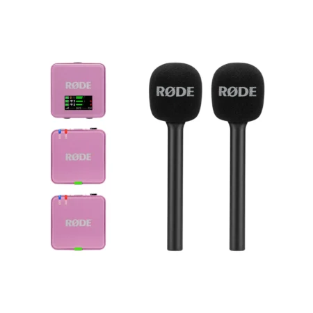 Kit RØDE Wireless GO (Gen 3) Lila + Interview GO Negro