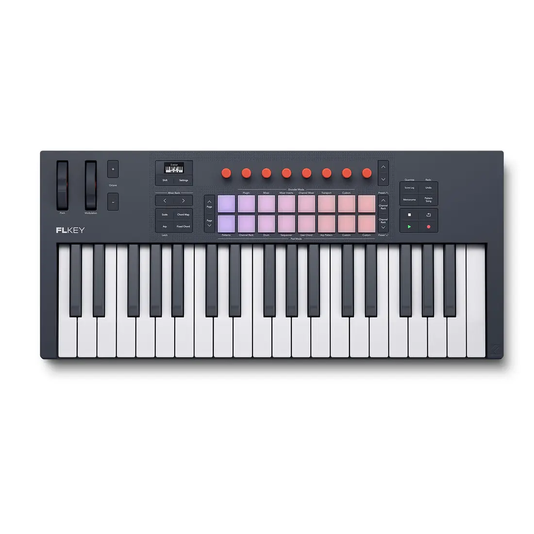 novation-flkey-2-37-01.webp Novation FLkey 2 37 Controlador MIDI para FL Studio de 37 teclas - Imagen 1